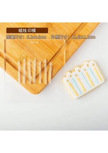 QA0109 Stili Kek Dekorasyon Aracı Kek Kurabiye Basın Damgası Bebek Duş Mutlu Doğum Günü Kabartma Kesici Akrilik Fondan Şeker El Sanatları Pasta Kalıbı (Yurt Dışından) fiyatları
