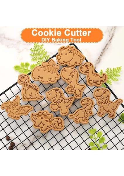No8 Tarzı Ute Dinozor Kurabiye Kesiciler Karikatür Bisküvi Kalıp Kurabiye Kek Decoratiing Damga Mutfak Pişirme Aracı (Yurt Dışından) modelleri