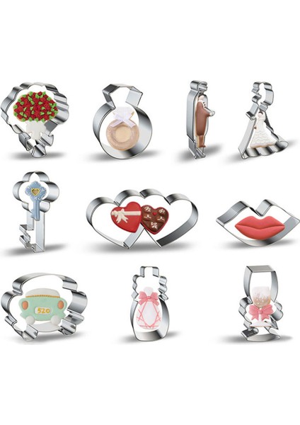 Bir Stil Ute Unicorn At Şekli Paslanmaz Çelik Kurabiye Kesici Bisküvi Kalıbı Dıy 3D Fondan Kek Kurabiye Pasta Pişirme Kesici Kalıp (Yurt Dışından) modelleri