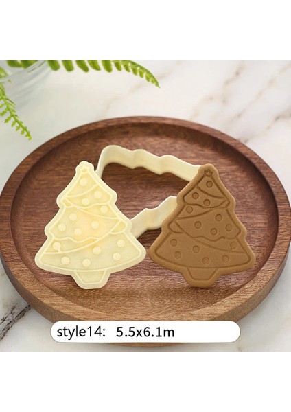 STIL14 Stil Noel Kardan Adam Kurabiye Damgası Bisküvi Dıy Kalıp 3D Kurabiye Kek Kesici Pişirme Kalıp Noel Kurabiye Kesiciler Renk Rastgele (Yurt Dışından)