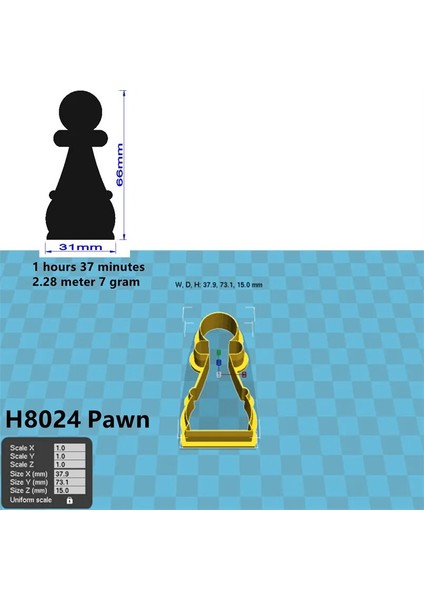 H8024 Stili Uluslararası Satranç, 3D Tasarım Kurabiye Kesici, Piyon, Kral, Kraliçe, Piskopos, Kale, Şövalye, Suşi ve Meyveler Pasta Süsleme Araçları (Yurt Dışından)