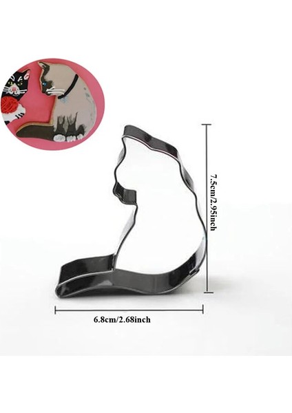 Kedi 3 Tarzı Cadılar Bayramı Metal Çerez Kesiciler Hayalet Fondan Kek Dekor Balkabağı Cupcake Çikolatalı Bisküvi Kalıp Pastane Reposteria (Yurt Dışından)