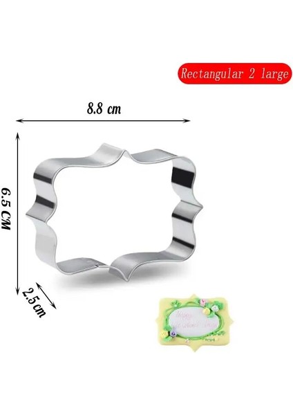 Q Stili Çerez Kesici 3D Paslanmaz Çelik Fondan Bisküvi Stencil Pişirme Kalıp Hayalet Dıy Bisküvi Damga Kek Dekorasyon Fondan (Yurt Dışından)