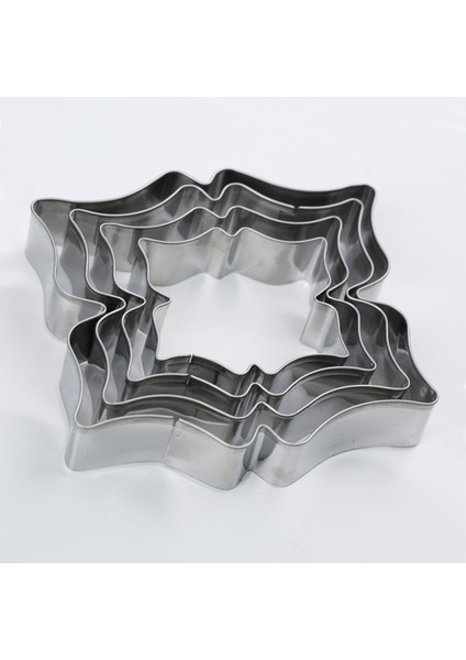 E Stili Et Avrupa Düğün Çerçeve Metal Çerez Kesiciler Bisküvi Paslanmaz Çelik Aletler Mutfak Pişirme Kalıbı E650 (Yurt Dışından)