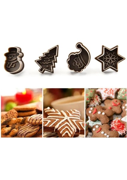 Renk Rastgele Stili Ristmas Dekor Kurabiye Kesiciler Kek Kurabiye Kalıbı Fondan Kesici Dıy Ev Ev Mutfak Pişirme Pişirme Bakeware Araçları Yeni (Yurt Dışından) fiyatları