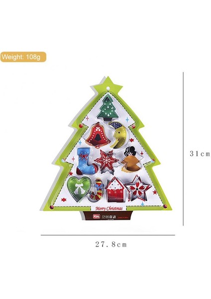 10 Adet Tarzı Et Noel Kurabiye Kesici Zencefilli Kurabiye Noel Ağacı Kalıp Noel Kek Dekorasyon Aracı Navidad Hediye Dıy Pişirme Bisküvi Moul (Yurt Dışından) fırsatları