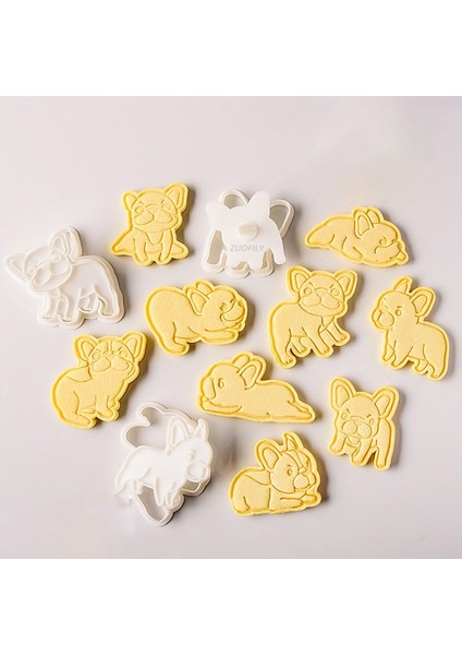 B Tarzı Yeni Et Sevimli Bulldog Köpek Şekilli Kurabiye Kesiciler Kalıp Bisküvi Pişirme Aracı Mutfak Eşyaları Bakeware Çocuklar Için Dıy Aracı El Kalıp (Yurt Dışından) indirimleri
