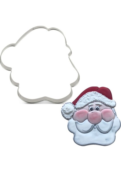 Santa Face - Bir Stil Lılıao Noel Kış Çerez Kesici - Paslanmaz Çelik Bisküvi Sandw Ekmek Kalıbı Pişirme Araçları Mutfak Aksesuarları (Yurt Dışından) fiyatları