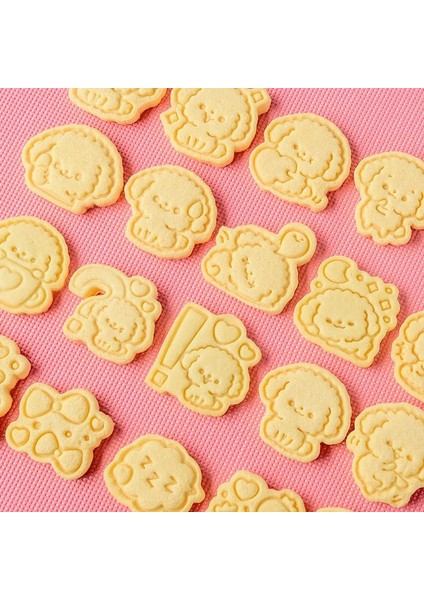 E2127 Stili Sevimli Köpek Kurabiye Kalıbı 3D Karikatür Hayvan Presleme Çerez Kesici Pişirme Aracı Sugarcraft Kek Dekorasyon Araçları Pişirme Kalıbı (Yurt Dışından)