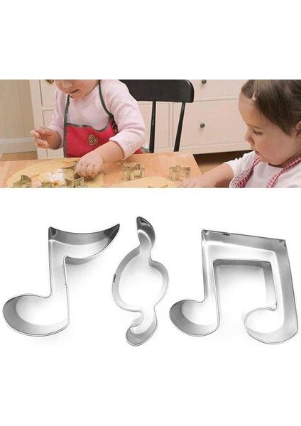No.17 Stili 1 Adet Müzik Notu Çerez Kesici Bisküvi Kalıbı 3D Paslanmaz Çelik Fondan Kalıp Dıy Pişirme Araçları Mutfak Dekorasyon Araçları (Yurt Dışından) fırsatları