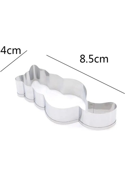 No.1 Tarzı Çerez Kesici Kek Araçları Pişirme Kalıbı Paslanmaz Çelik Sevimli Hayvan Bisküvi Bakeware Pasta Dekorasyon Pişirme Mutfak Aksesuarları (Yurt Dışından)