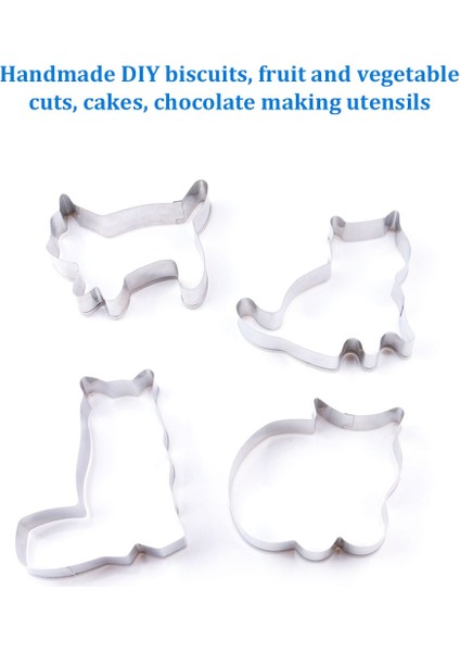 No.1 Tarzı Çerez Kesici Kek Araçları Pişirme Kalıbı Paslanmaz Çelik Sevimli Hayvan Bisküvi Bakeware Pasta Dekorasyon Pişirme Mutfak Aksesuarları (Yurt Dışından) indirimleri