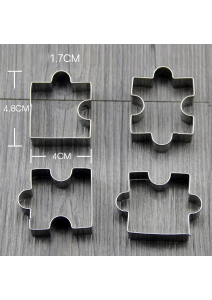 Gösterildiği Gibi Stil Et Bisküvi Kalıp Paslanmaz Çelik Yapboz Parçası Çerez Kesici Kek Çerçeve Kalıp Pastacılık Fondan Şeker Vc Için Pişirme Araçları (Yurt Dışından) fırsatları