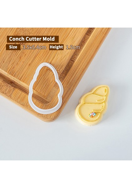 Kabuklu Kesici Kalıp Stili Sevimli Karikatür Deniz Hayvanı Deniz Kızı Çerez Piston Kesiciler Fondan Kek Kalıbı Bisküvi Sugarcraft Kek Dekorasyon Araçları Kurabiye Damgası (Yurt Dışından)