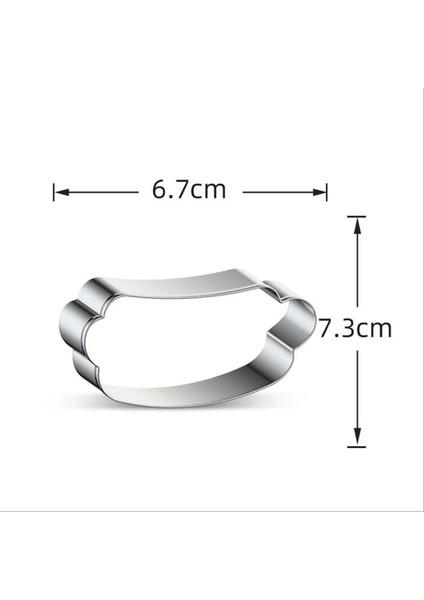 Hamburger Tarzı Atisserie Hamburger Pizza Hot Dog Fondan Kek Dekor Aracı Paslanmaz Çelik Çerez Kesici Metal Bisküvi Kalıp Pastane (Yurt Dışından) fırsatları