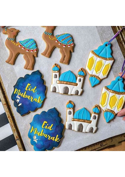 STIL10 Stili 1 Adet Eid Mubarak Bisküvi Kalıp Ay Yıldız Kilisesi Deve Kurabiye Kesiciler Dıy Kek Pişirme Araçları Ramazan Kareem Parti Ev Süslemeleri (Yurt Dışından) modelleri