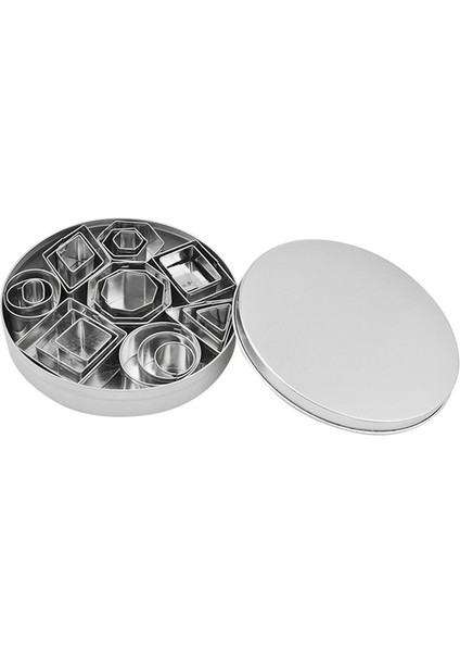 24 Adet Paslanmaz Çelik Kurabiye Kesici Seti Kalp Şeker Kalıbı Bisküvi Kalıpları (Yurt Dışından) fiyatları