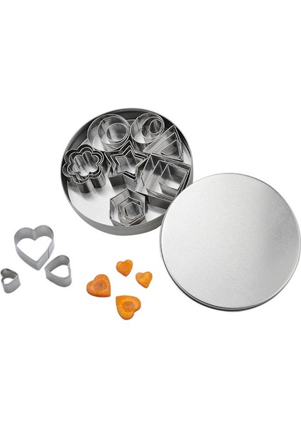 24 Adet Paslanmaz Çelik Kurabiye Kesici Seti Kalp Şeker Kalıbı Bisküvi Kalıpları (Yurt Dışından) modelleri