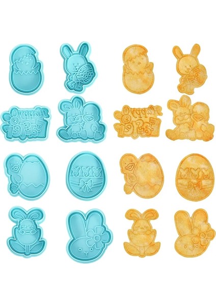 J01-4 Adet Tarzı 1 Takım Paskalya Pastası Kurabiye Kalıbı Sevimli Tavşan Yumurtası Kabartma Kalıp Paskalya Doğum Günü Partisi Dekoru Mutfak Dıy Çocuk El Yapımı Kurabiye Tavası Aracı (Yurt Dışından) modelleri