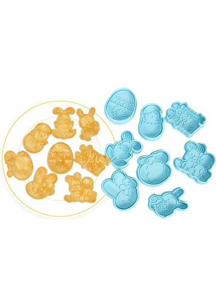 J01-4 Adet Tarzı 1 Takım Paskalya Pastası Kurabiye Kalıbı Sevimli Tavşan Yumurtası Kabartma Kalıp Paskalya Doğum Günü Partisi Dekoru Mutfak Dıy Çocuk El Yapımı Kurabiye Tavası Aracı (Yurt Dışından) fırsatları