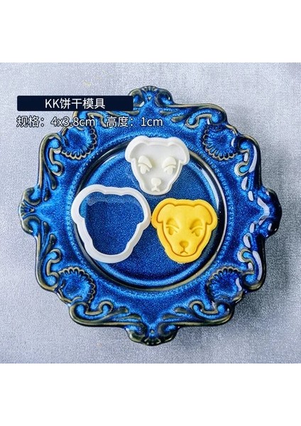 E1303-KK Stili 3D Japeness Oyunu Hayvan Geçişi Çerez Kesici Şeker El Sanatları Kalıp Bisküvi Kalıpları Çerez Damga Kesici Fondan Kek Dekorasyon Aracı (Yurt Dışından)