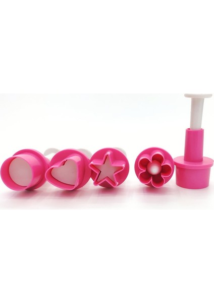 Çerez Kesici Kalp Yıldız Piston Kek Kalıbı Düğmesi Erik Bisküvi Fondan Dıy Damgalama Kalıp Sugarcraft Kek Dekorasyon Aracı (Yurt Dışından) fırsatları