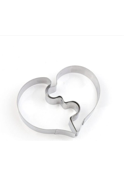 Sol Stil Kalp Kurabiye Kalıpları Sol Sağ Kalp Şeklinde Kurabiye Kesici Komik Aşk Düğün Bulmacalar Romantik Kurabiye Kalıbı Bisküvi Damgası (Yurt Dışından) fırsatları