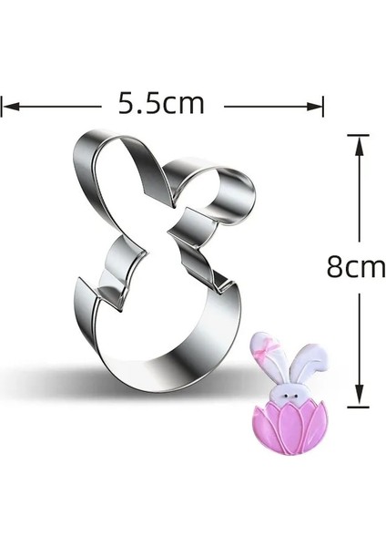 No.13 Tarzı Maymunlar Tavşan Paslanmaz Çelik Kalıp Paskalya Yumurtası Kalıp Mutfak Eşyaları 3D Çerez Kesici Dıy Pişirme Dekor Pasta Modelleme Araçları (Yurt Dışından) fiyatları