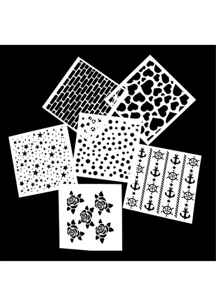 Turuncu Tarzı 1 Adet Yeniden Kullanılabilir Stencil Airbrush Boyama Sanatı Dıy Ev Dekorasyonu Scrapbooking Albümü Zanaat Fotoğraf Kartı Kağıdı Zanaat Şablonu (Yurt Dışından) fiyatları