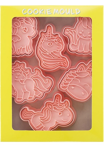 At Kurabiye Kesici Stili Plastik Cadılar Bayramı Noel Çerez Kesici Seti 3D Piston Çerez Damga Embosser Dinozor Parstry Için At Bisküvi Kesici (Yurt Dışından)