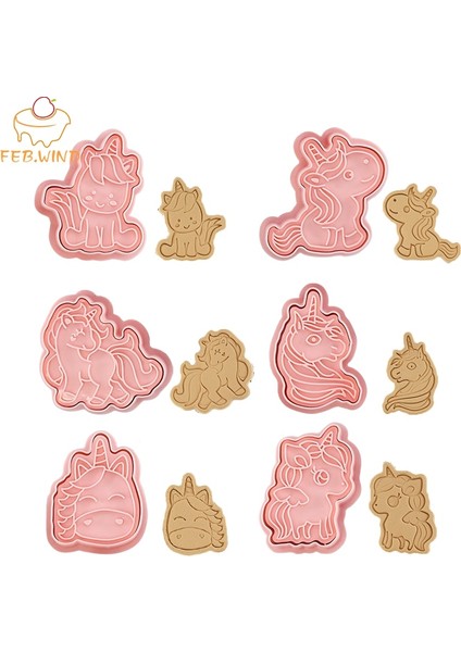 At Kurabiye Kesici Stili Plastik Cadılar Bayramı Noel Çerez Kesici Seti 3D Piston Çerez Damga Embosser Dinozor Parstry Için At Bisküvi Kesici (Yurt Dışından) fırsatları
