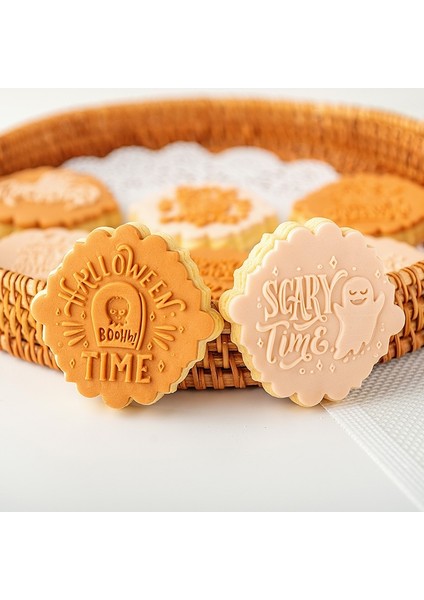 2 Adet Set E Stili Mutlu Cadılar Bayramı Hayalet Kabak Akrilik Kabartmalı Kalıp Çerez Basın Damgası Embosser Kesici Fondan Zanaat Kek Dekorasyon Araçları (Yurt Dışından) indirimleri