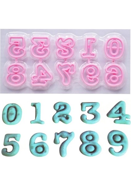 N1 Stili Pişirme Pasta Kalıbı Harf Çerez Kesici Numarası Kek Dekor Araçları (Yurt Dışından) fırsatları