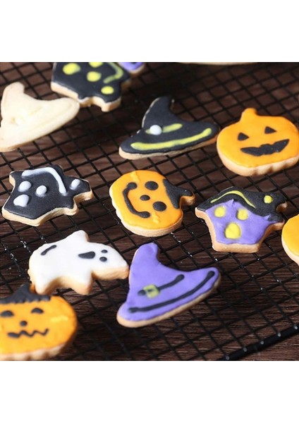 Cadılar Bayramı Stili Için Bir Umpkin Hayalet Kurabiye Kalıbı 3D Cadılar Bayramı Tema Plastik Bisküvi Damga Piston Kesici Dıy Fondan Çikolata Kalıp Pişirme Araçları (Yurt Dışından) indirimleri