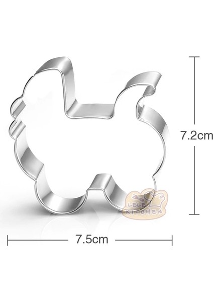 H279 Stili 3D At Çerez Kesici Paslanmaz Çelik Hayvan Kurabiye Araçları Pişirme Aksesuarları H331 (Yurt Dışından)