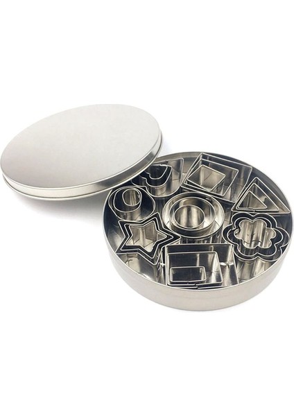 Mini Kurabiye Kesici Şekiller Seti - Pasta Hamuru Pasta Kabuğu Meyve Çiçeği Kalp Yıldızı Geometrik Şekilleri Kesmek Için 24 Küçük Kalıp (Yurt Dışından) fiyatları