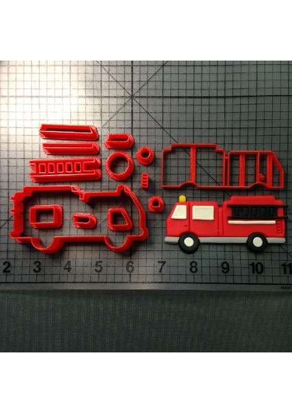 N5175 Yangın Musluğu 2 Tarzı Itfaiye Aracı Hidrantı Fondan Dekorlu Çerez Kesici Özel Yapılmış Gıda Sınıfı 3D Baskılı Pla Araçları (Yurt Dışından) fiyatları