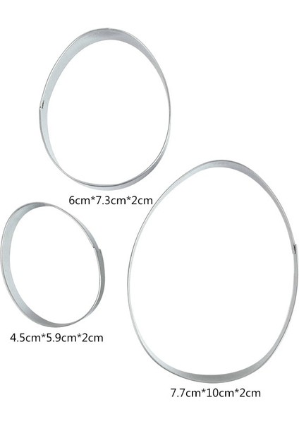 A02 Stili 1 Adet Mutlu Paskalya Yumurtası Tavşan Paslanmaz Çelik Kalıp Paskalya Yumurtası Kalıp 3D Çerez Kesici Dıy Pişirme Dekor Pasta Modelleme Araçları (Yurt Dışından) indirimleri