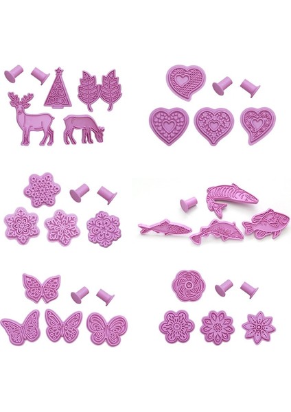 Noel Açık Kahverengi Stili Pişirme Kabartma Kalıp Kurabiye Kalıp Seti Diy Ev Partisi Kek Sevimli Tatlı Dekorasyon Araçları Mutfak Pişirme (Yurt Dışından) fiyatları