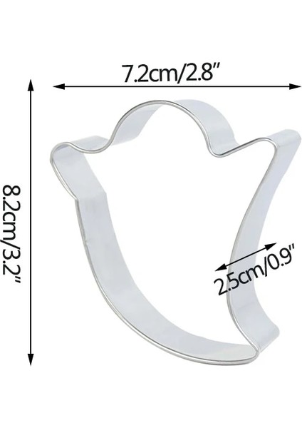B04-1 Adet Tarzı Cadılar Bayramı Dekor Çerez Kesici Kabak Hayalet Cadı Paslanmaz Çelik Bisküvi Kek Kalıbı Cadılar Bayramı Partisi Için Ev Pişirme Araçları (Yurt Dışından)