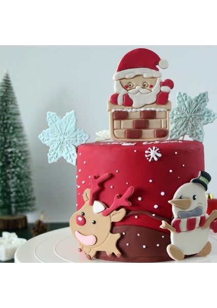 Kar Tanesi Stili Ayarla 1 Takım Noel Bisküvi Kesici Gıda Sınıfı Plastik Dıy Pişirme Araçları Noel Ev Partisi Için Noel Kardan Adam Kalıp Kek Malzemeleri (Yurt Dışından) modelleri