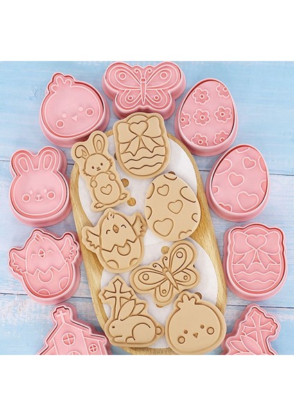 NO.258 Tarzı Paskalya Yumurtası Tavşan Çerez Kesici 3D Bisküvi Kalıbı Paskalya Cartook Bisküvi Kalıbı Dıy Pişirme Kalıbı Kek Dekorasyon Araçları (Yurt Dışından) indirimleri