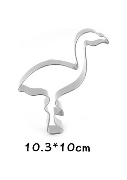 Kuş Tarzı Yaratıcı Çerez Kesici Kalıp Flamingo Ananas Şekli Paslanmaz Çelik Bisküvi Fondan Kek Kalıpları Kek Kalıbı Pişirme Mutfak Gereçleri (Yurt Dışından)