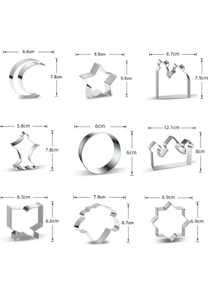 Stil 4 Stil 1 Adet Eid Mubarak Çerez Kesiciler Ay Yıldız Bisküvi Kalıp Kek Pişirme Dıy Araçları Ramazan Kareem Islam Müslüman Ev Partisi Dekorasyon (Yurt Dışından) fiyatları