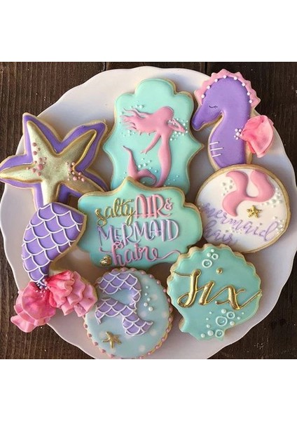3 Adet-B Tarzı 3 Adetlot Okyanus Denizatı Denizyıldızı Kurabiye Kesici Kalıp Deniz Altında Deniz Kızı Doğum Günü Partisi Dekorasyon Dıy Kek Bisküvi Pişirme Aracı (Yurt Dışından) modelleri