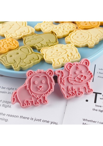 8 Adet B Tarzı Et Hayvan Çerez Kesiciler Bisküvi Fondan Kesici Plastik Pişirme Kalıbı Dıy Pasta Çerez Dekorasyon Araçları Kabartma Kalıp (Yurt Dışından) indirimleri