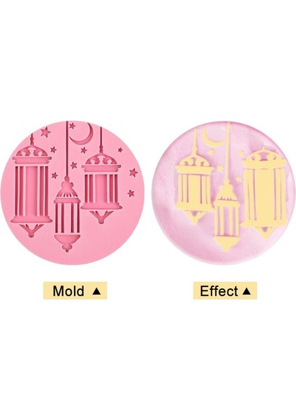 No.5 Tarzı Eid Mubarak Kurabiye Kesici Ay Yıldız Tapınağı Kabartmalı Bisküvi Kalıp Fondan Damga Ramazan Müslüman Parti Dıy Kek Dekorasyon Aracı (Yurt Dışından)
