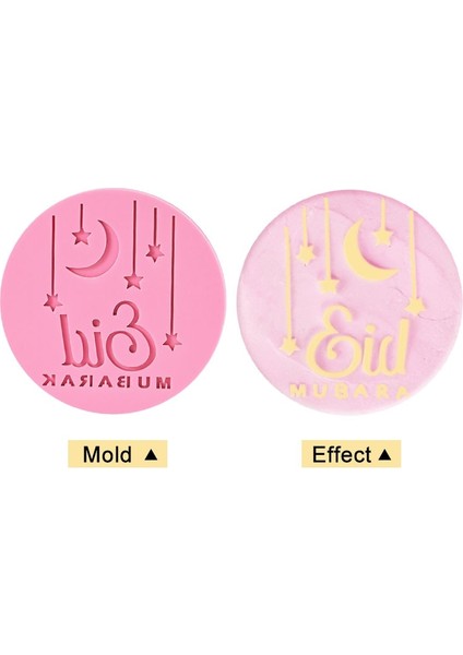 No.5 Tarzı Eid Mubarak Kurabiye Kesici Ay Yıldız Tapınağı Kabartmalı Bisküvi Kalıp Fondan Damga Ramazan Müslüman Parti Dıy Kek Dekorasyon Aracı (Yurt Dışından) indirimleri