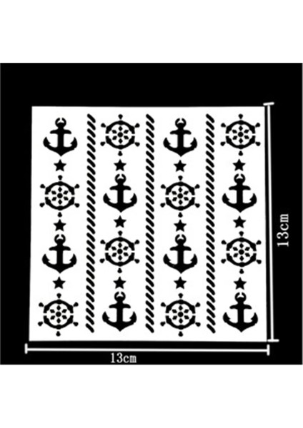Çikolata Tarzı 1 Adet Yeniden Kullanılabilir Stencil Airbrush Boyama Sanatı Dıy Ev Dekorasyonu Scrapbooking Albümü Zanaat Fotoğraf Kartı Kağıdı Zanaat Şablonu (Yurt Dışından)