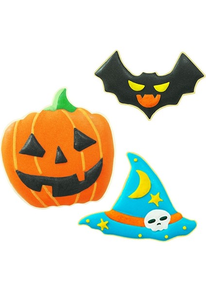 No.14 Tarzı Yeni Dıy Paslanmaz Çelik Cadılar Bayramı Kurabiye Kalıbı 19 Türleri Fondan Bisküvi Kek Kabartma Stencil Kalıp Pişirme Ev Partisi Aksesuarları (Yurt Dışından) modelleri